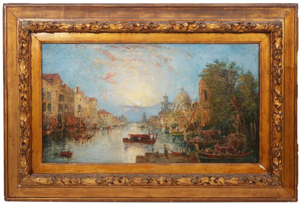 19TH C VENETIAN PAINTING IN GILT 3b619e