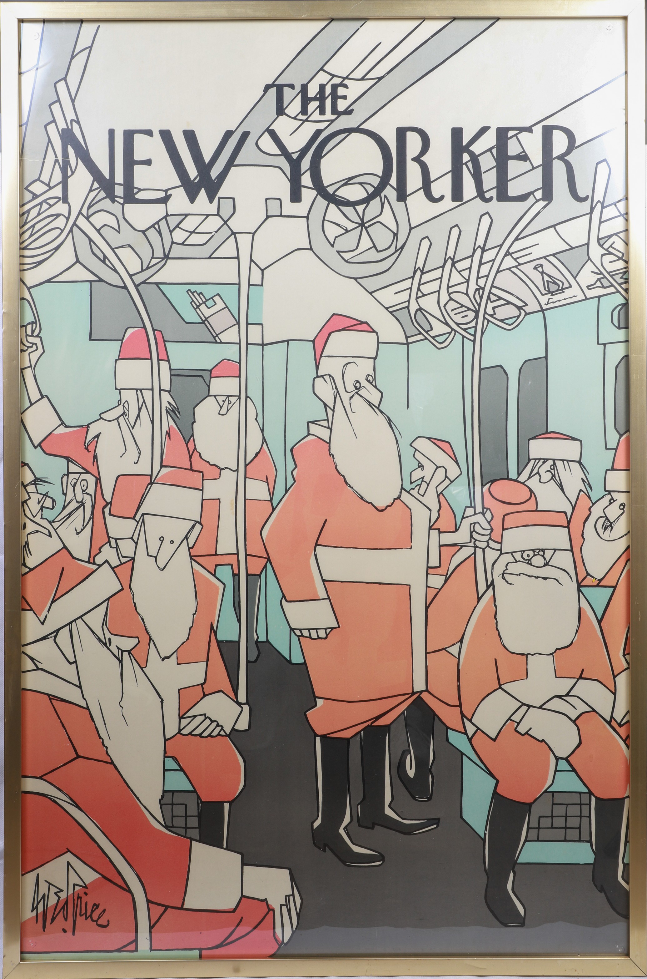 Large New Yorker cover poster, after