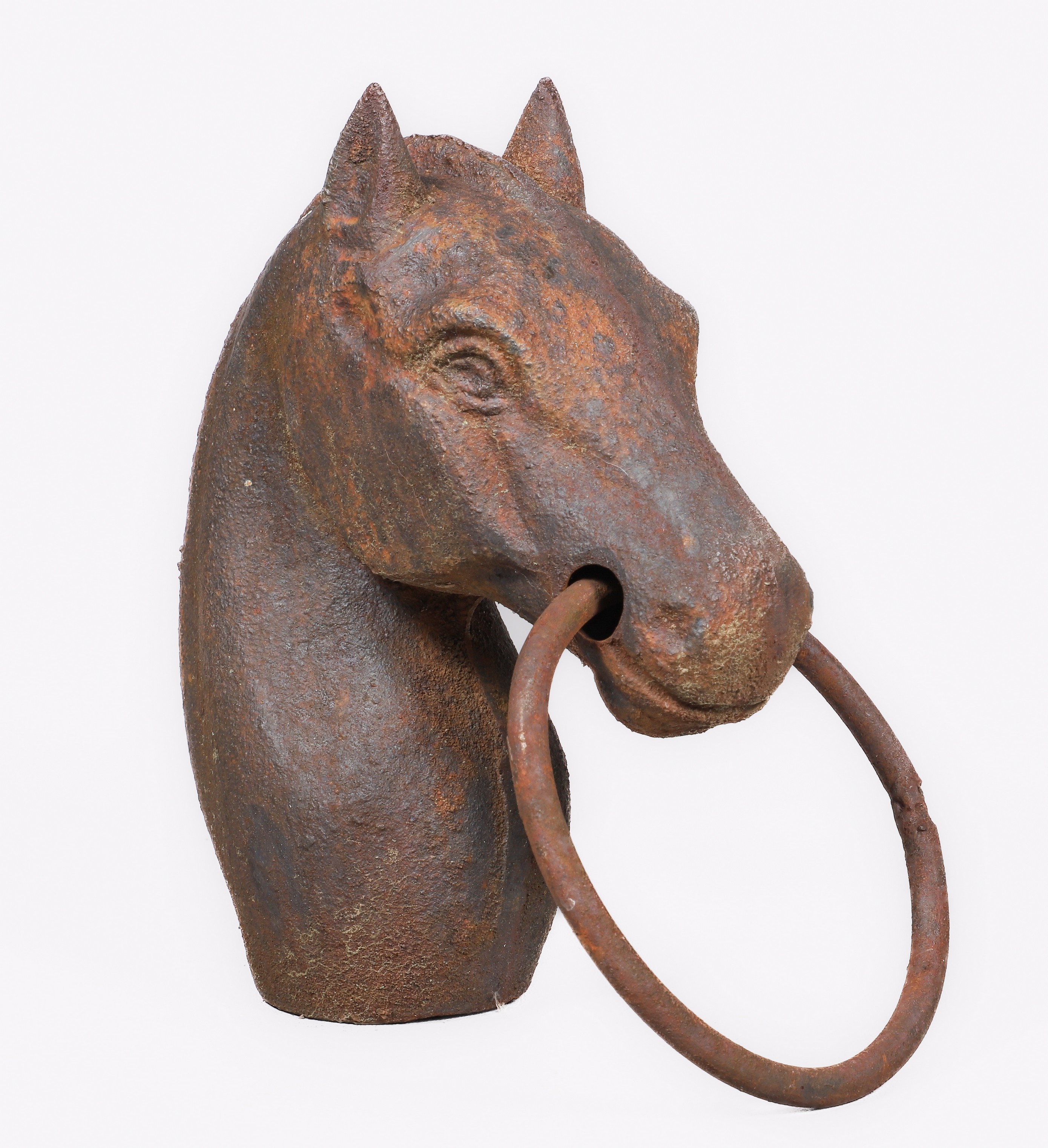 Cast iron horsehead hitching post 3b623b