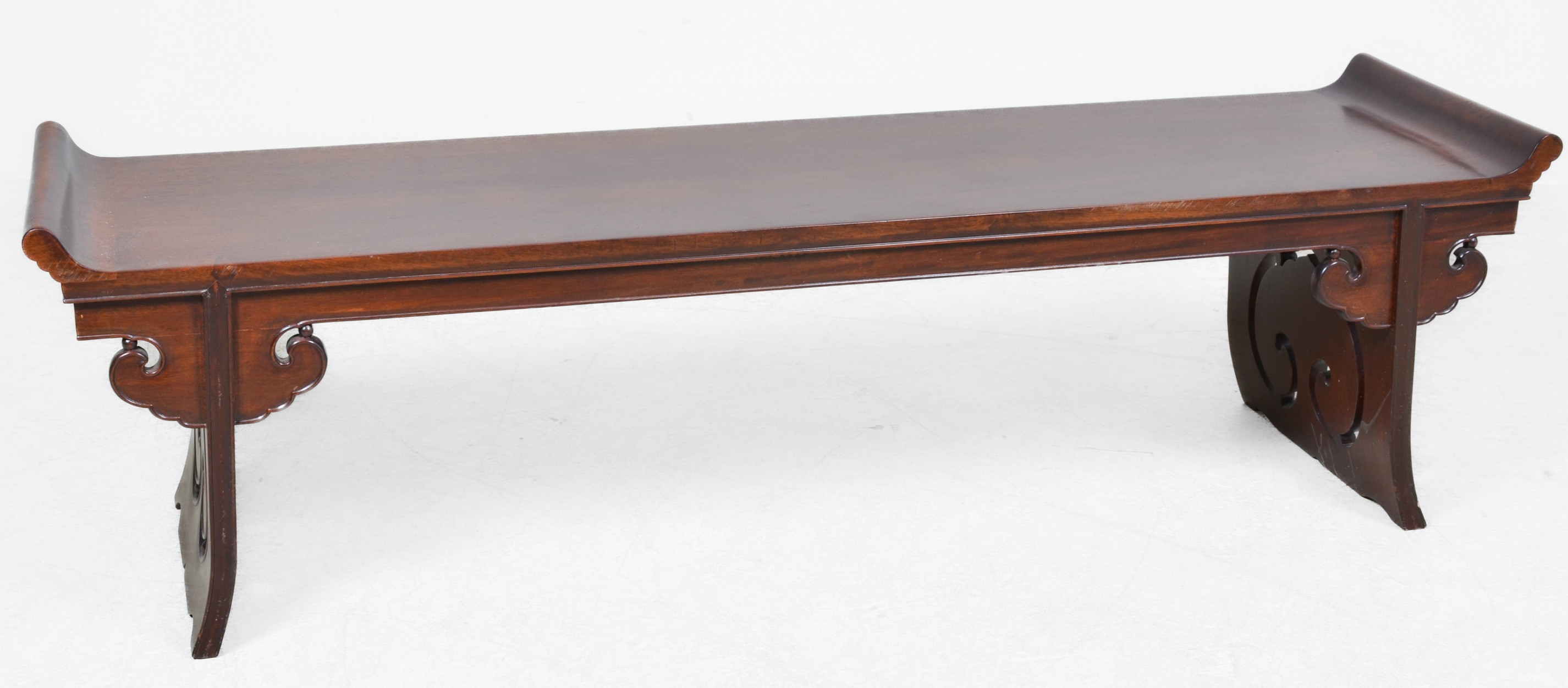 Chinese elmwood low bench curved 3b628c