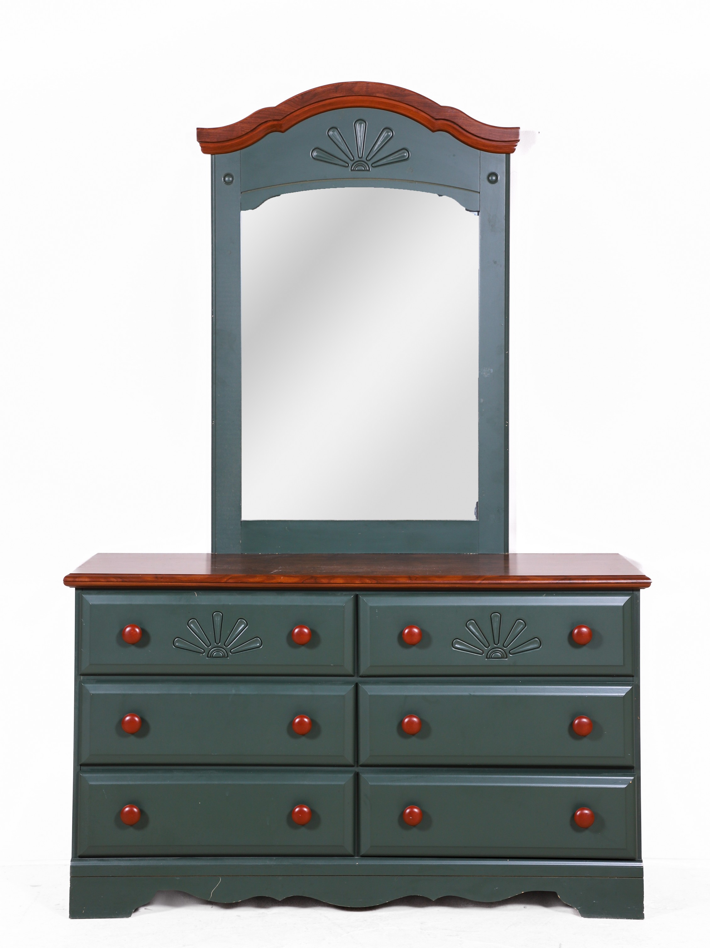 DMI Furniture walnut and painted 3b6298