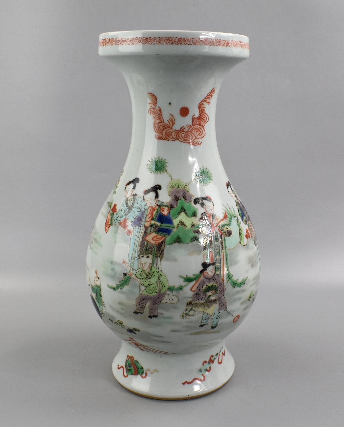 LARGE CHINESE FAMILLE VERTE VASE 3b630a