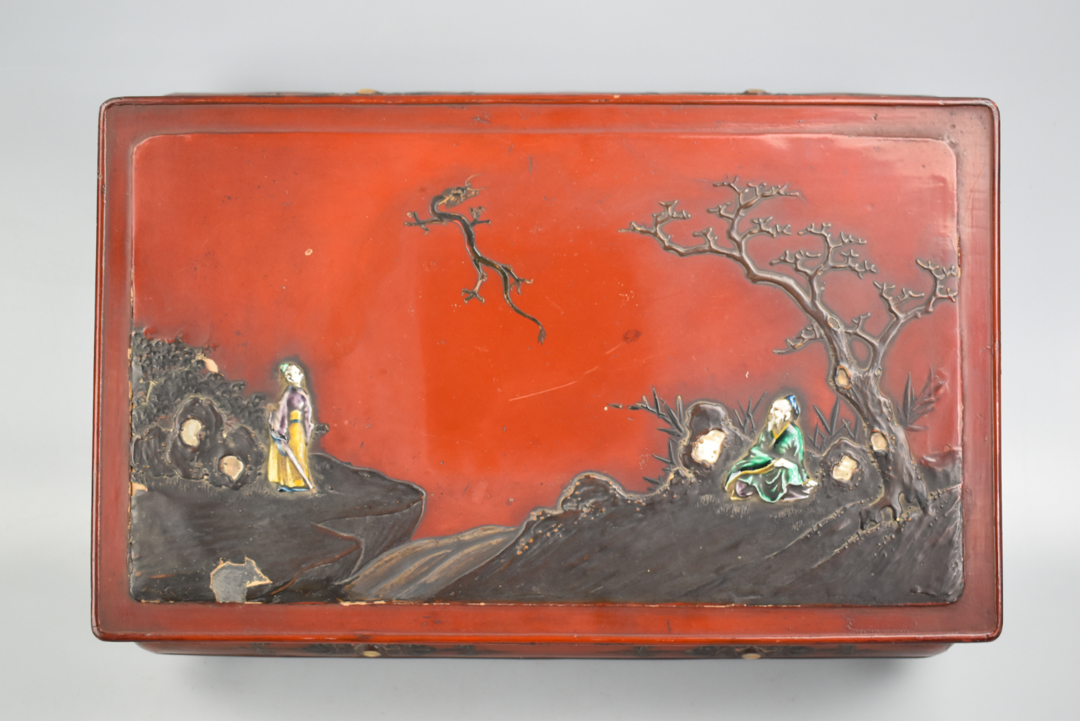 JAPANESE LACQUERED STAND INLAID 3b6341