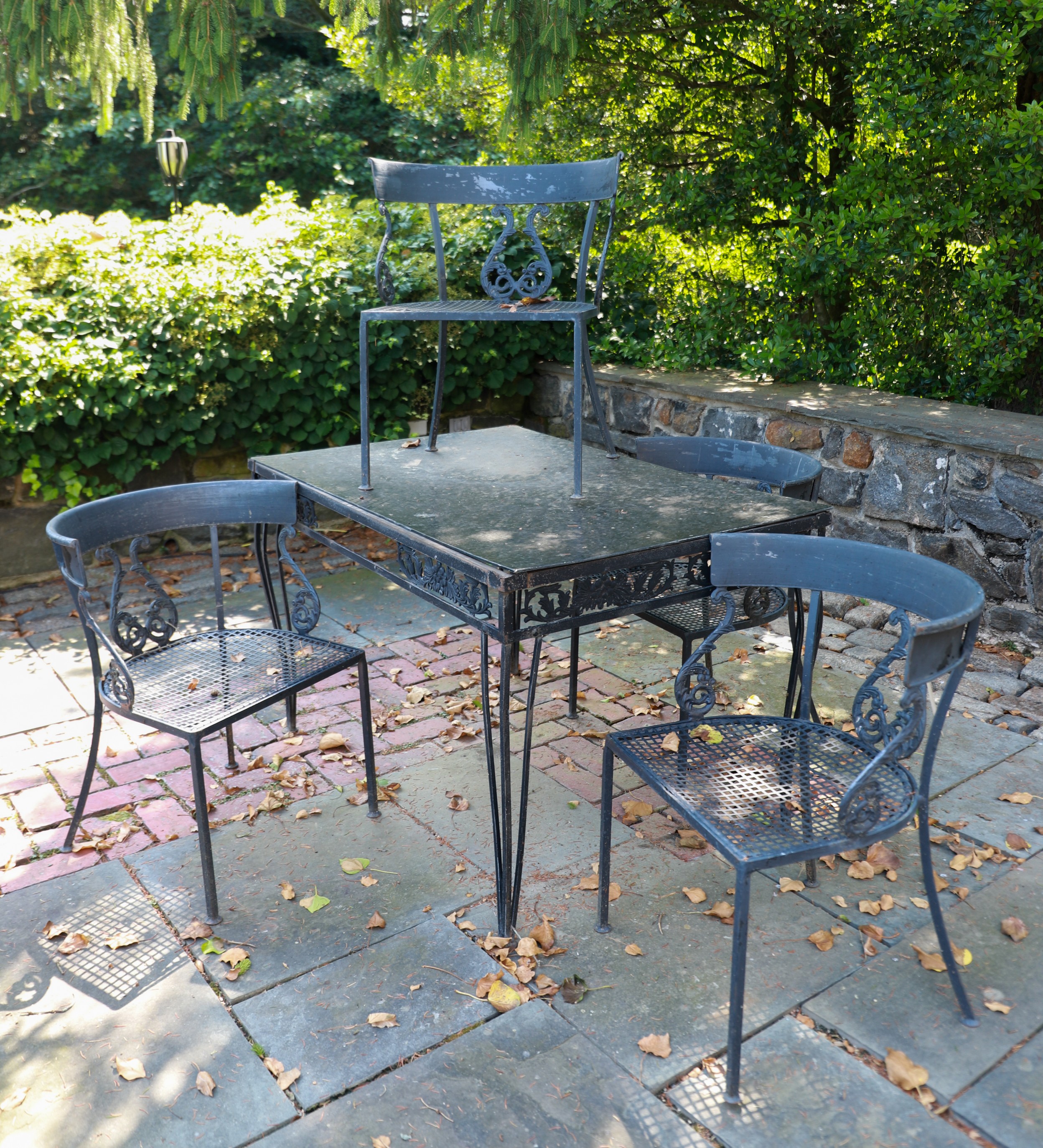 (5) pc Salterini style patio dining