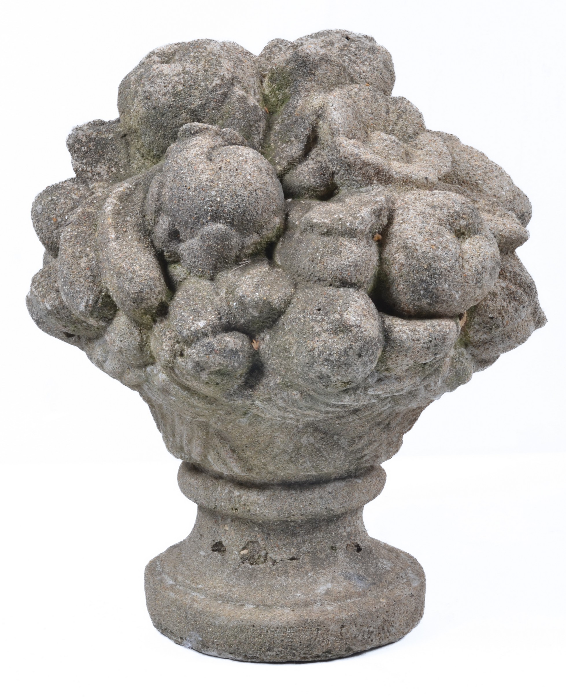 Cement garden statue of urn with