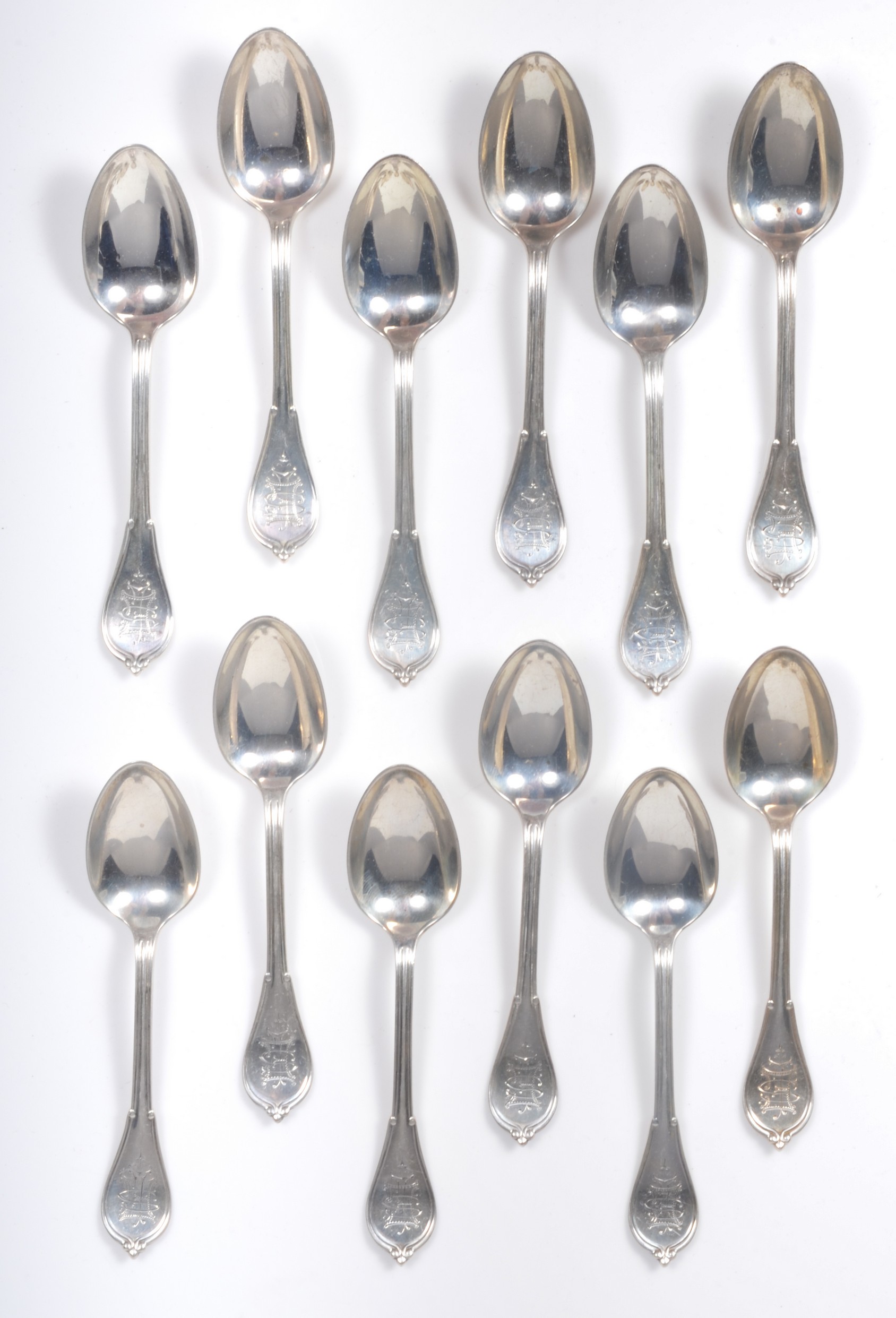  9 Gorham sterling silver teaspoons  3b63da