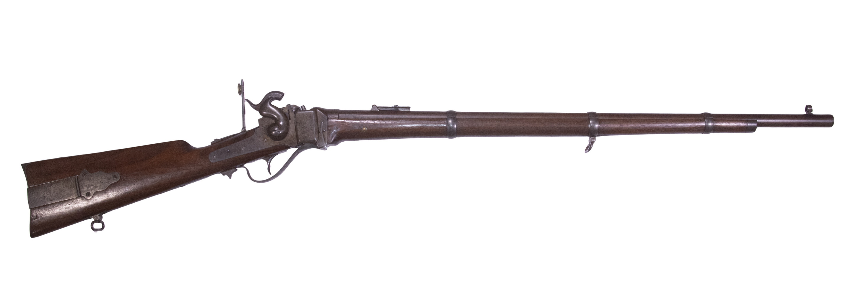 SHARPS NEW MODEL 1863 RIFLE W/ TARGET