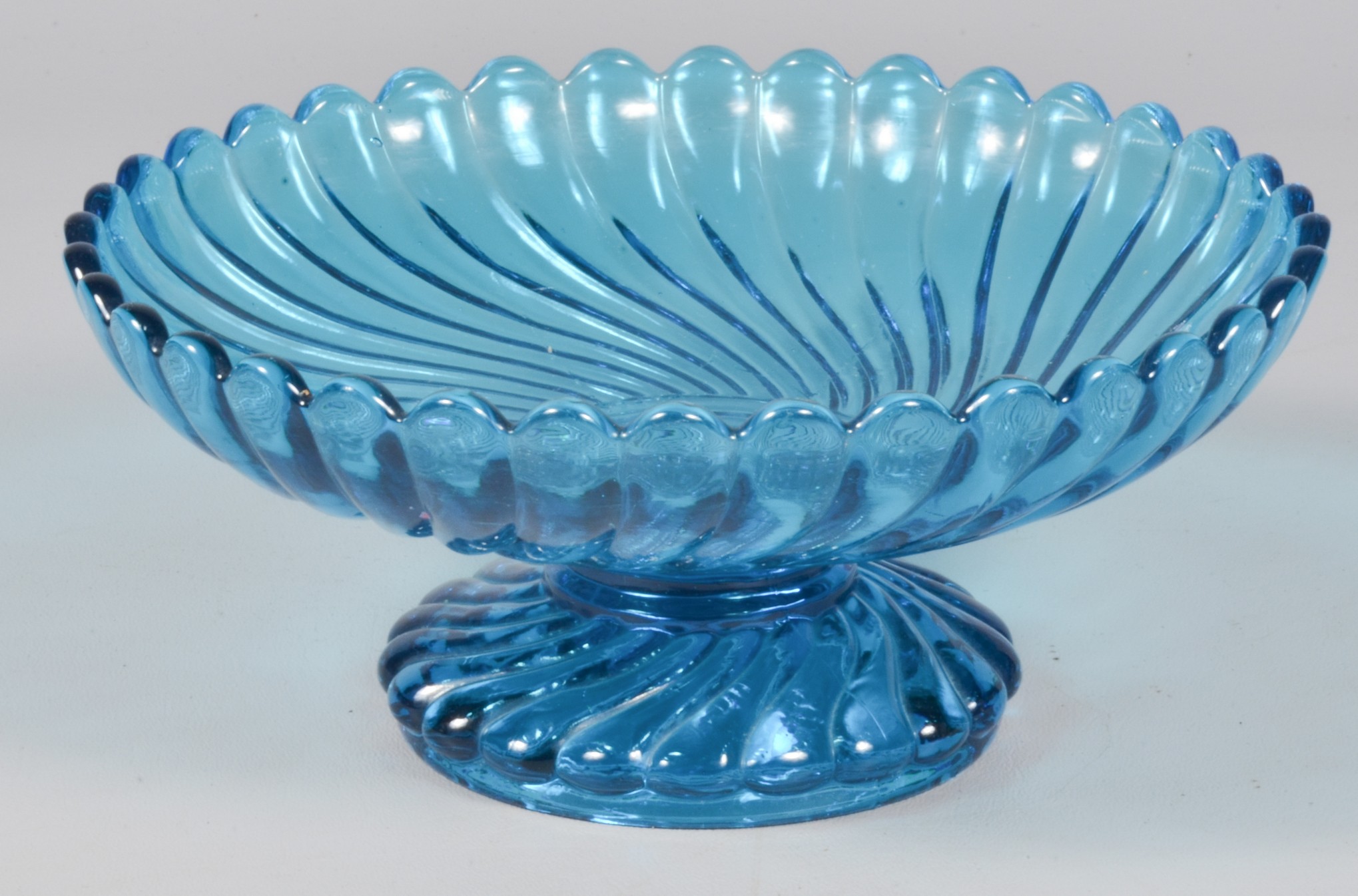 Baccarat sapphire swirl blue glass