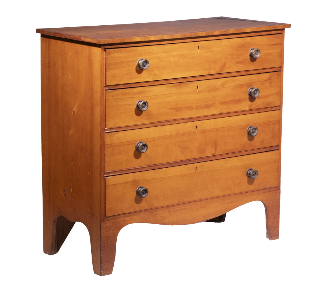 COUNTRY HEPPLEWHITE CHEST Early 3b6495
