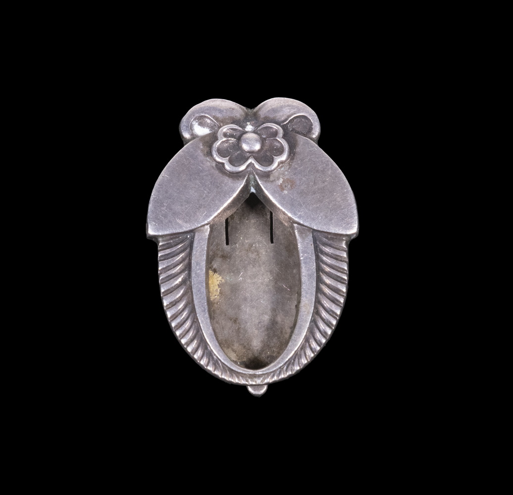 GEORG JENSEN SILVER CLIP BROOCH 3b64d1