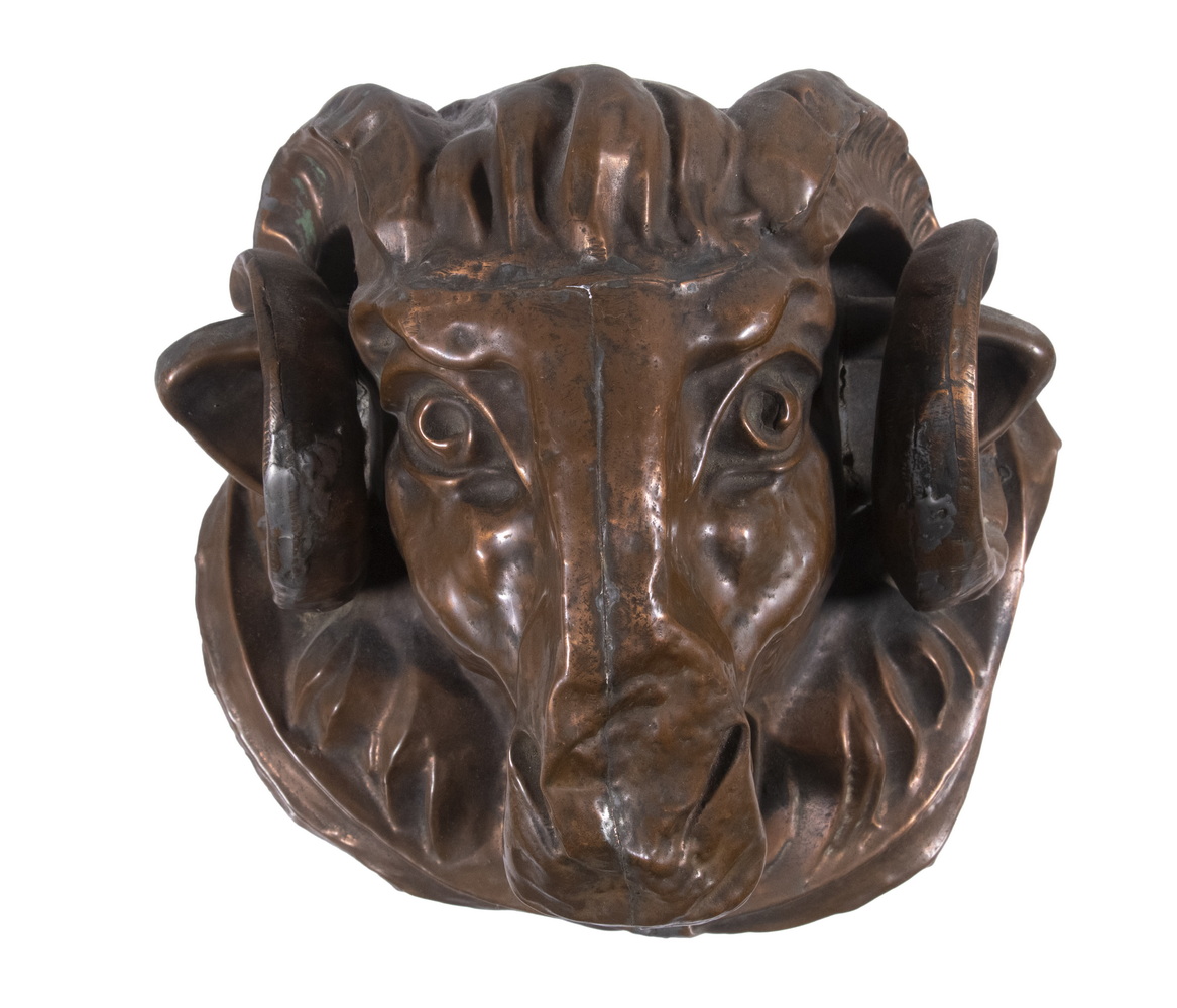 BELLE EPOCH COPPER RAMSHEAD CORBEL 3b64f7