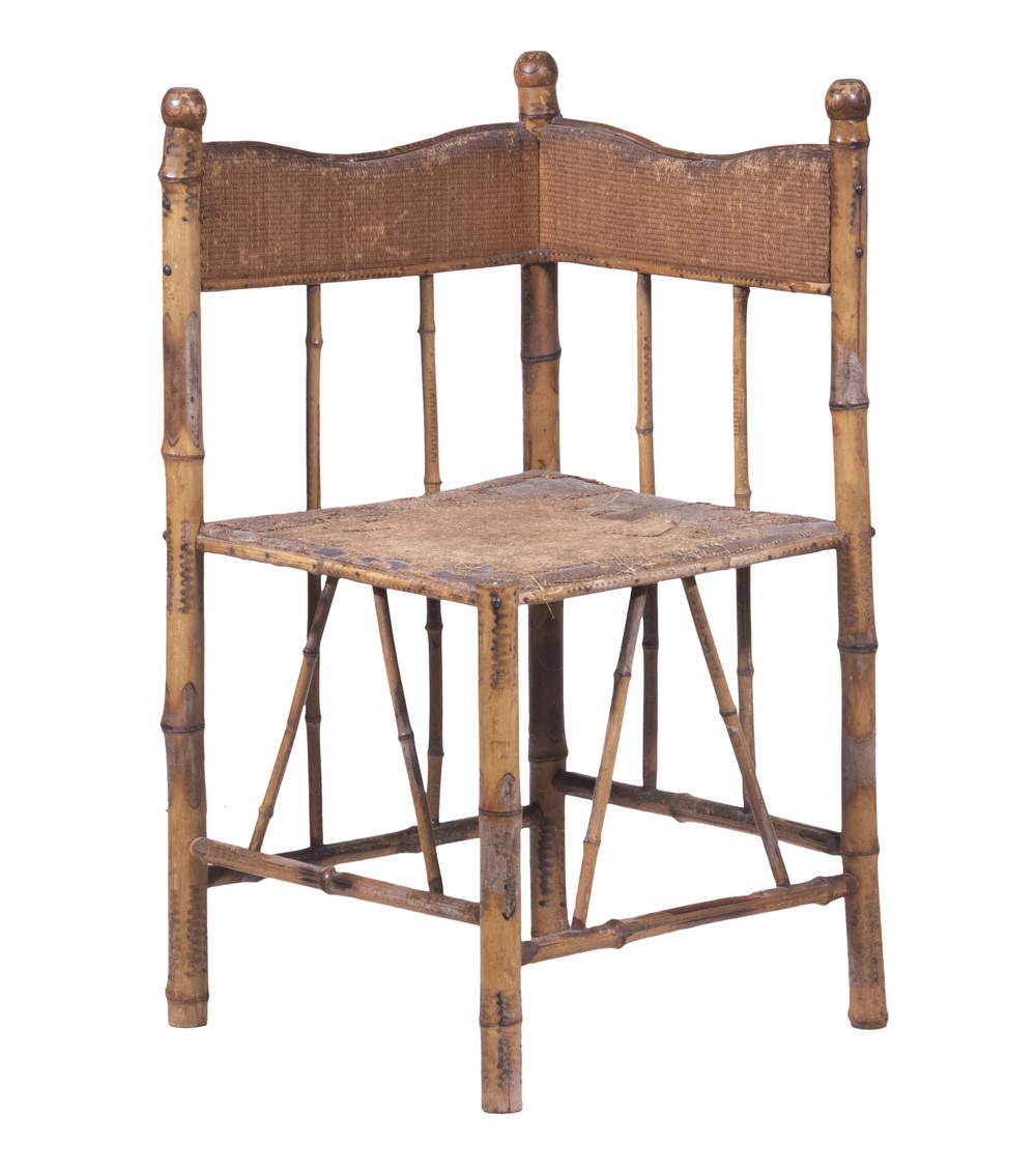 BAMBOO CORNER CHAIR Victorian Corner 3b6557