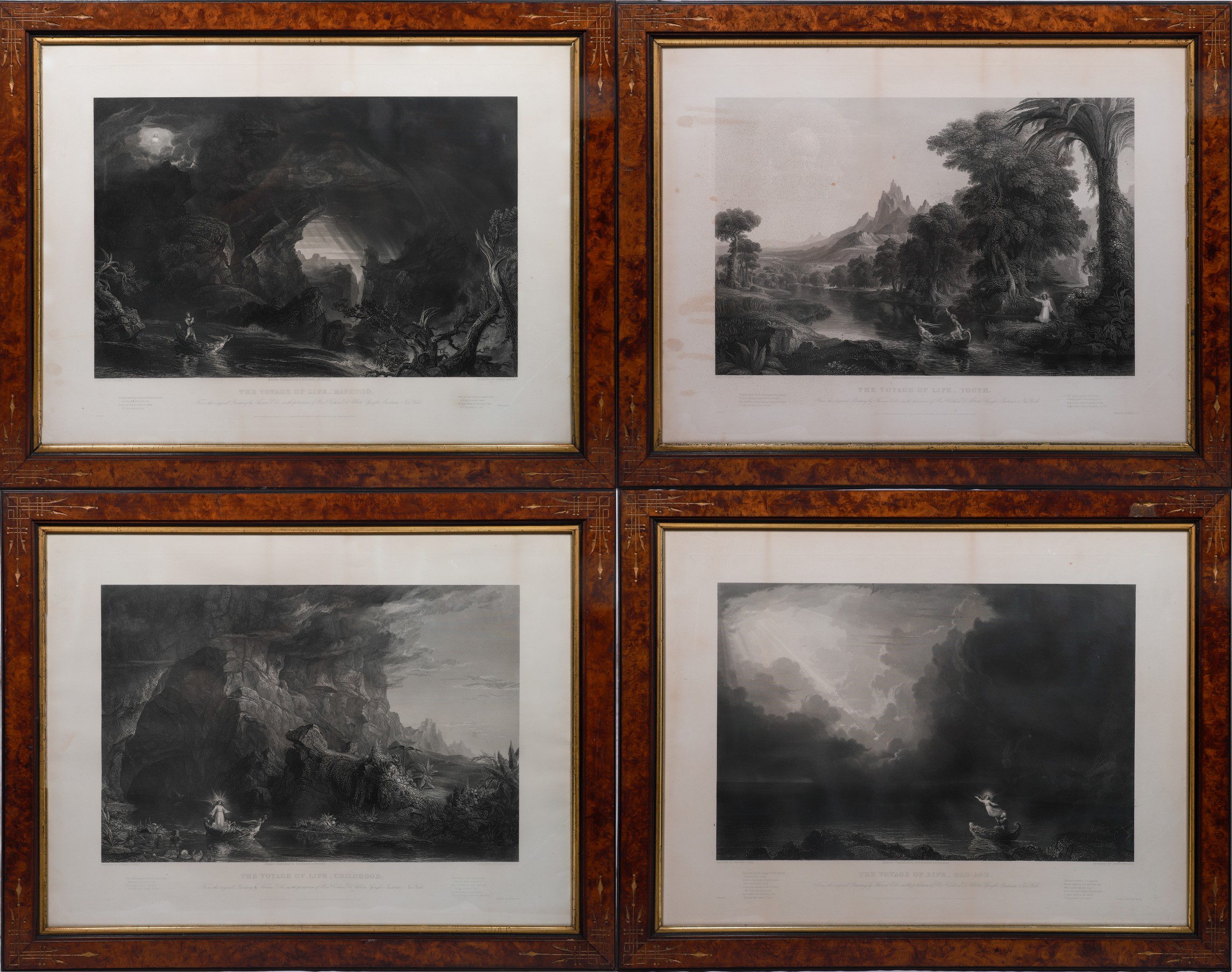  4 After Thomas Cole engravings 3b65a7