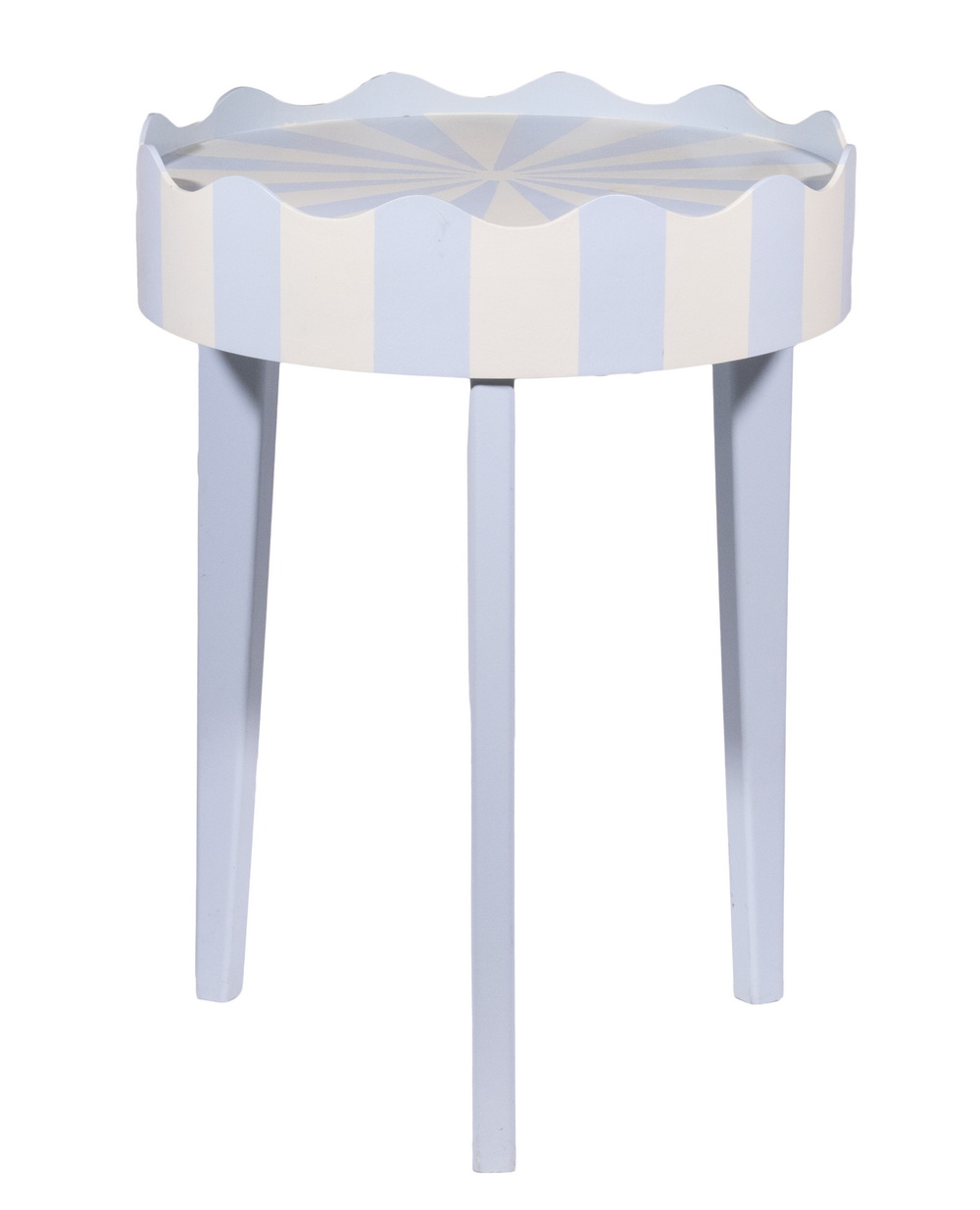 PAINTED SIDE TABLE Whimsical Custom 3b6604