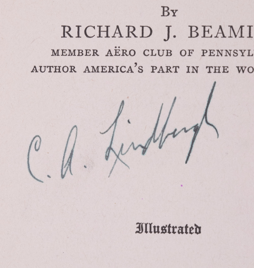 SIGNED LINDBERGH BOOK "The Boy's