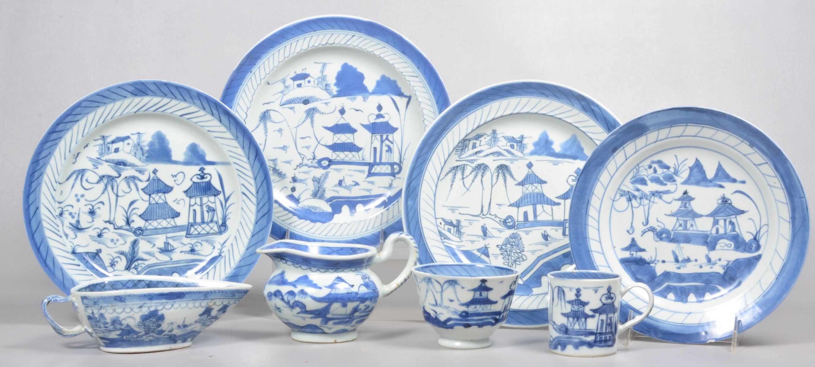  8 Pcs Chinese Canton porcelain  3b6669