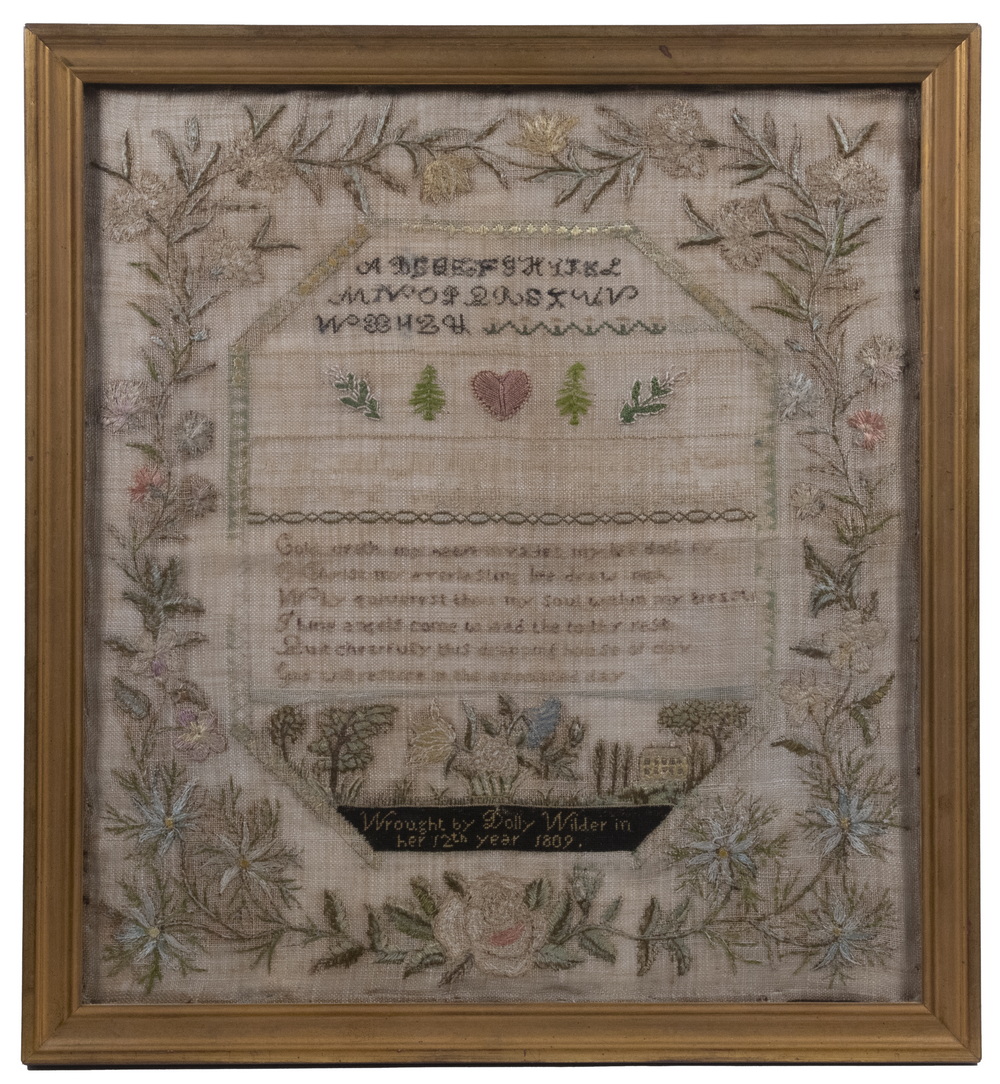 FRAMED SAMPLER Wrought by Dolly 3b66e4