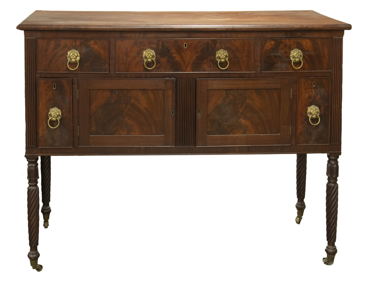 BOSTON SHERATON SIDEBOARD IN FIGURED 3b6750