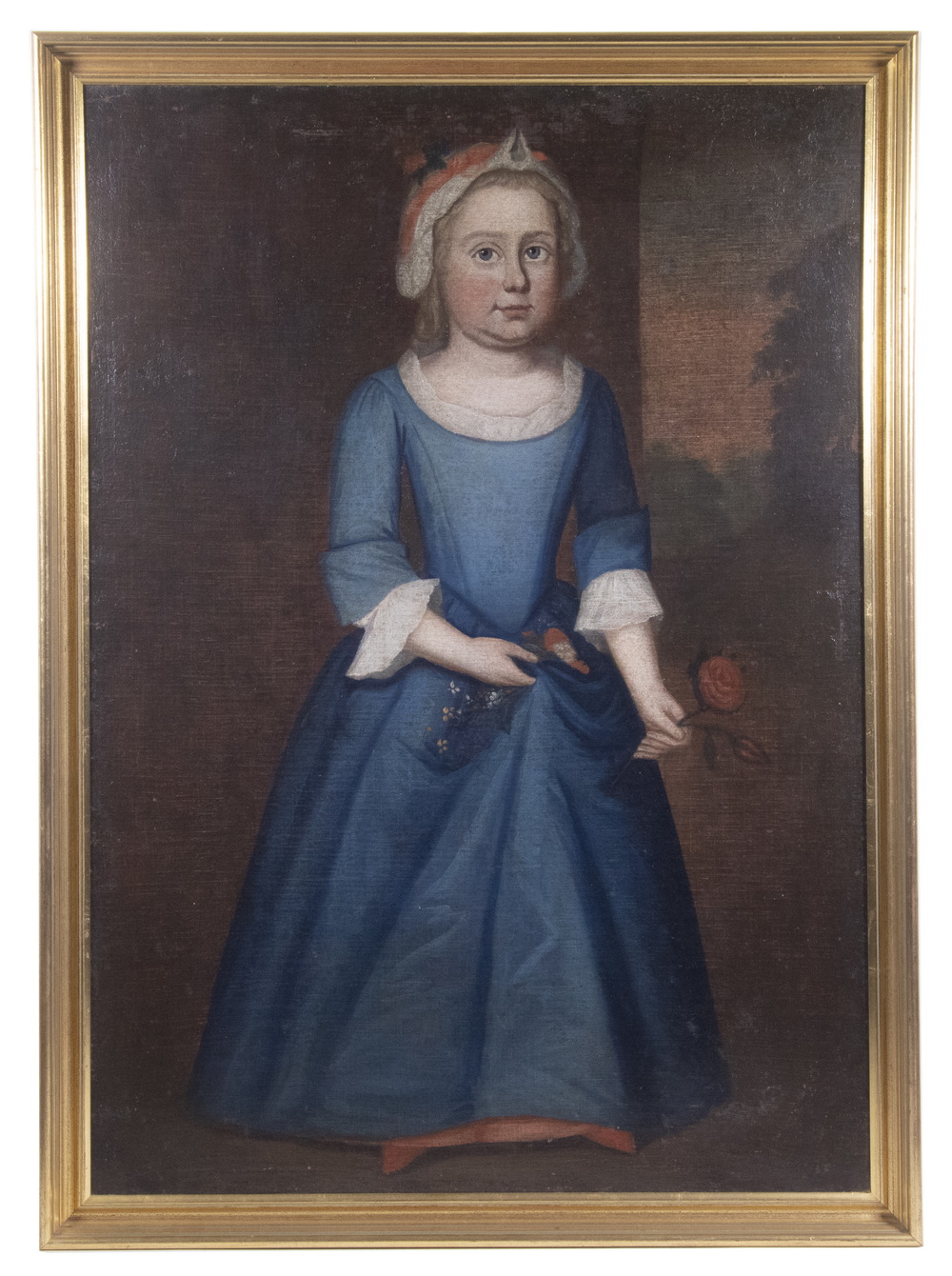 18TH C ENGLISH FULL LENGTH PORTRAIT 3b6772