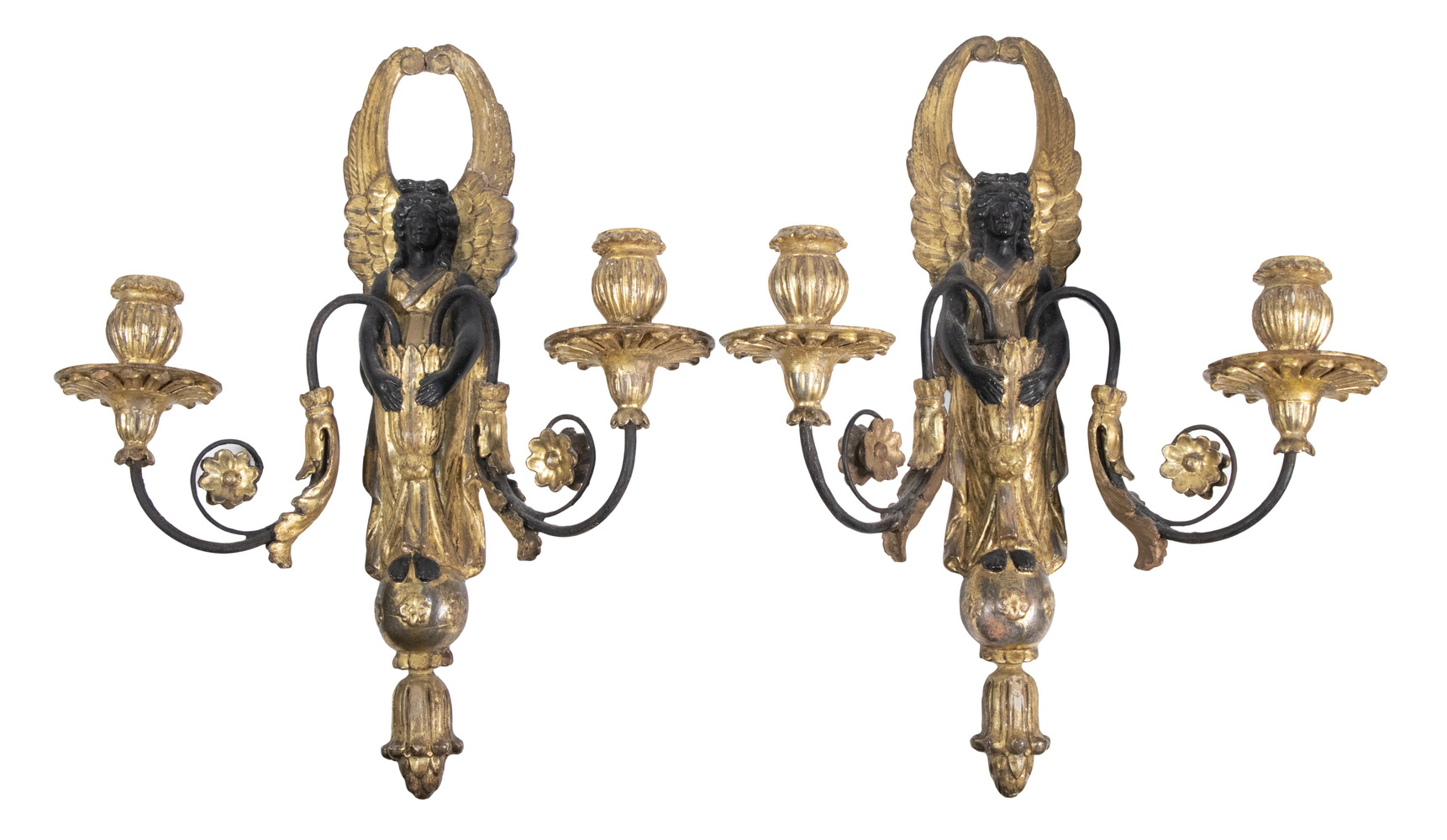 PAIR OF PERIOD FRENCH EMPIRE DOUBLE 3b6784