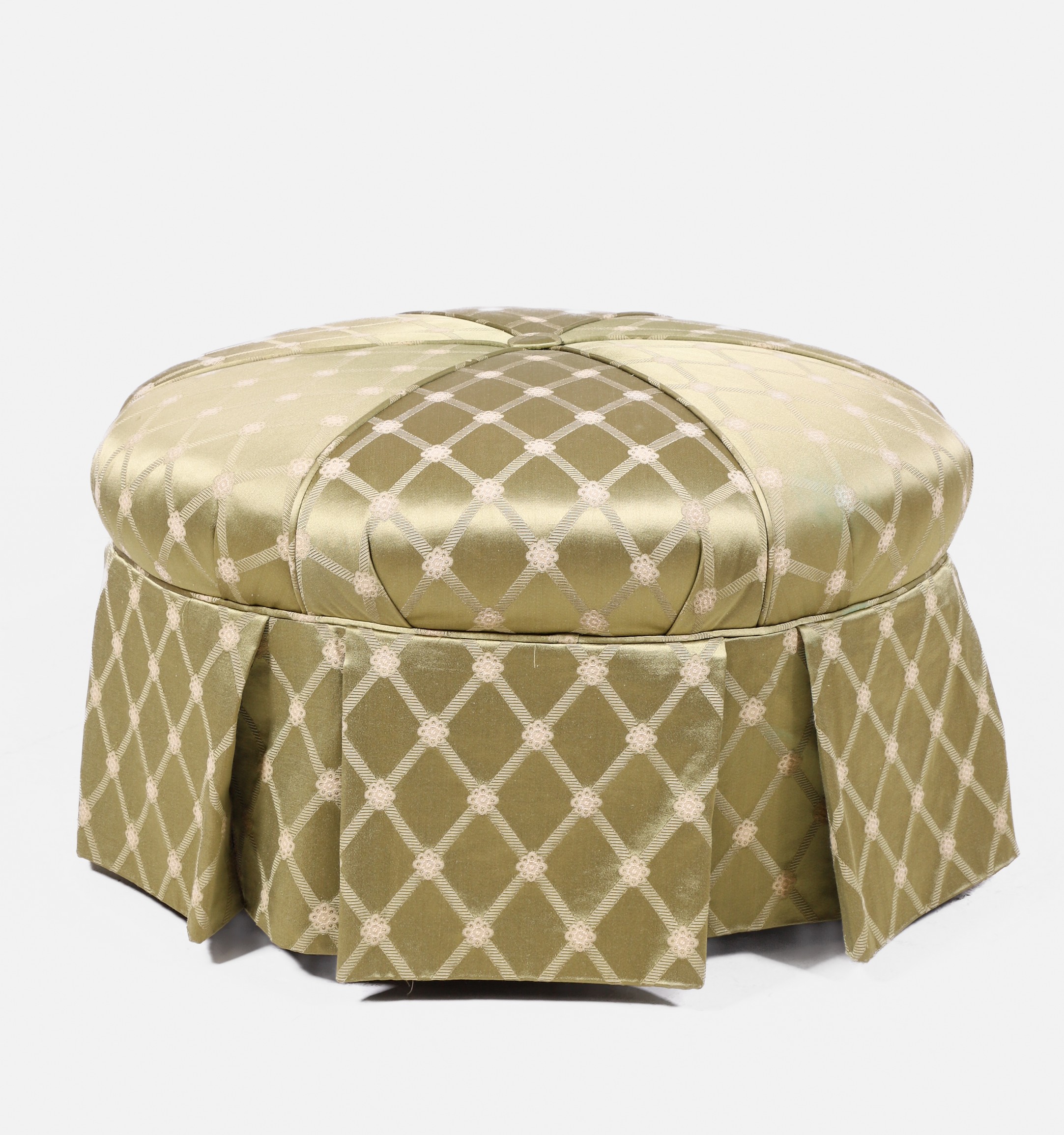 Contemporary upholstered ottoman  3b681b