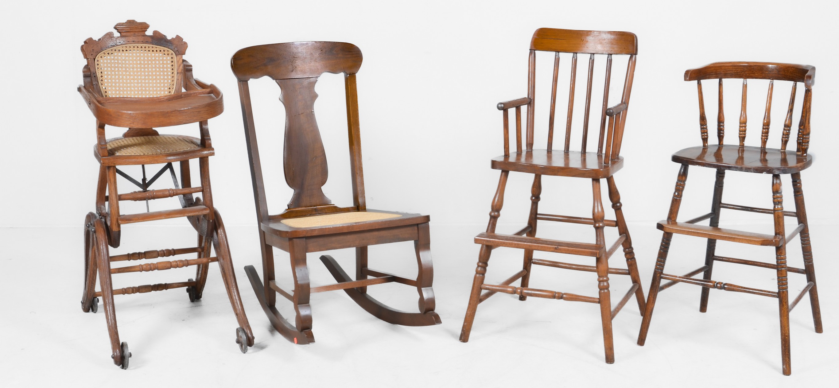 (4) Child's chairs, c/o Victorian