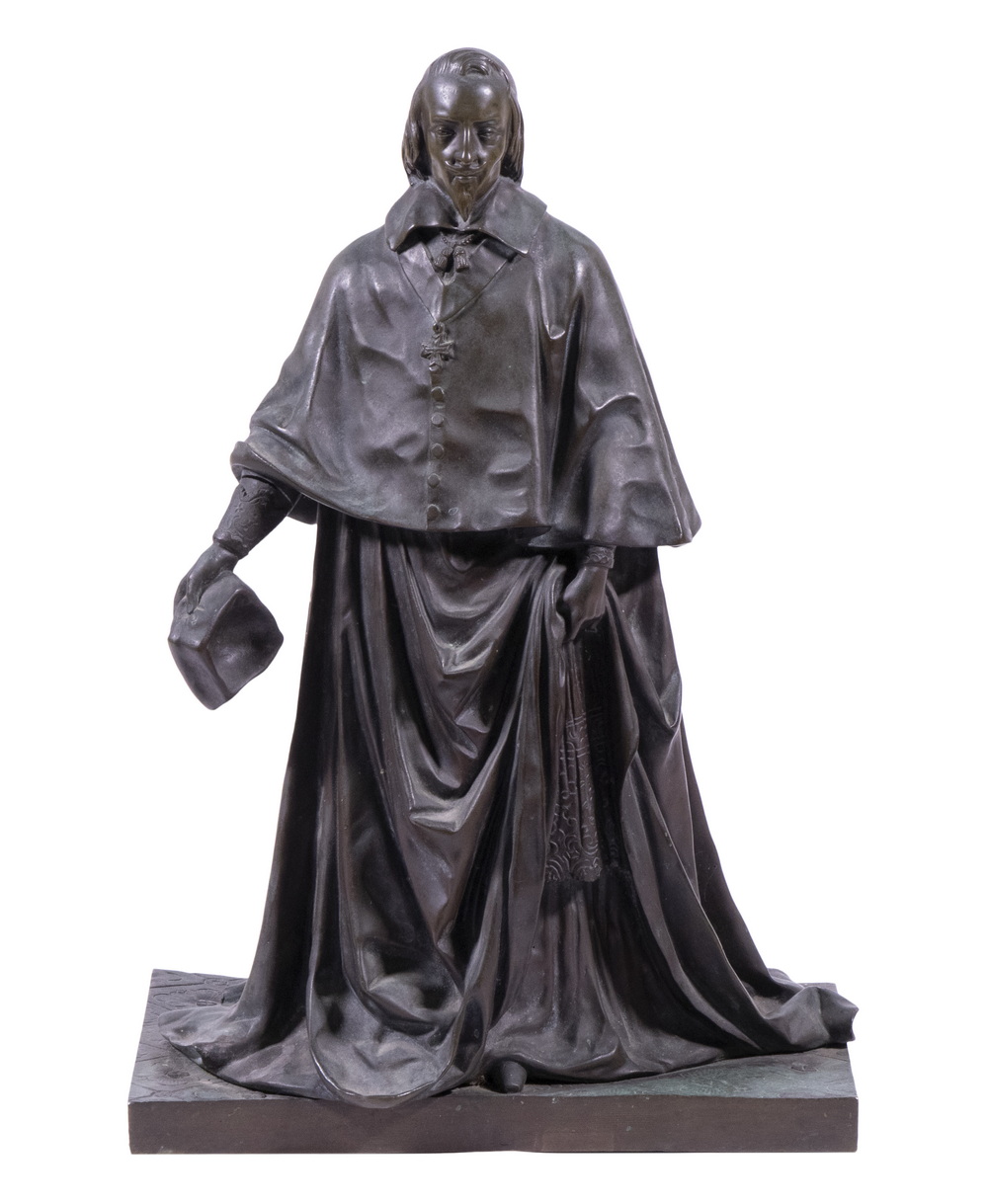 BRONZE OF CARDINAL RICHELIEU Grand Tour