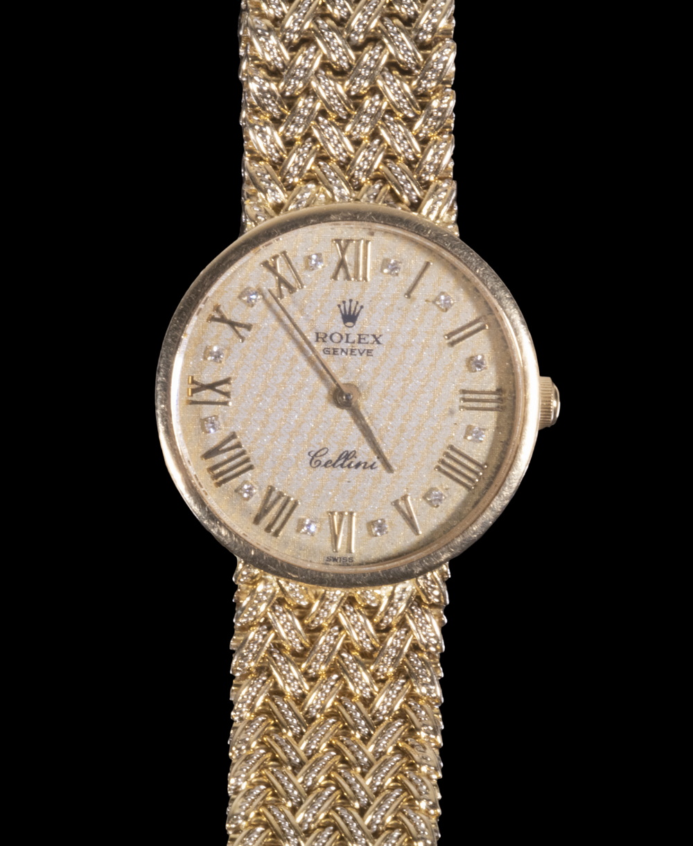 18K GOLD LADYS ROLEX WRISTWATCH Cellini