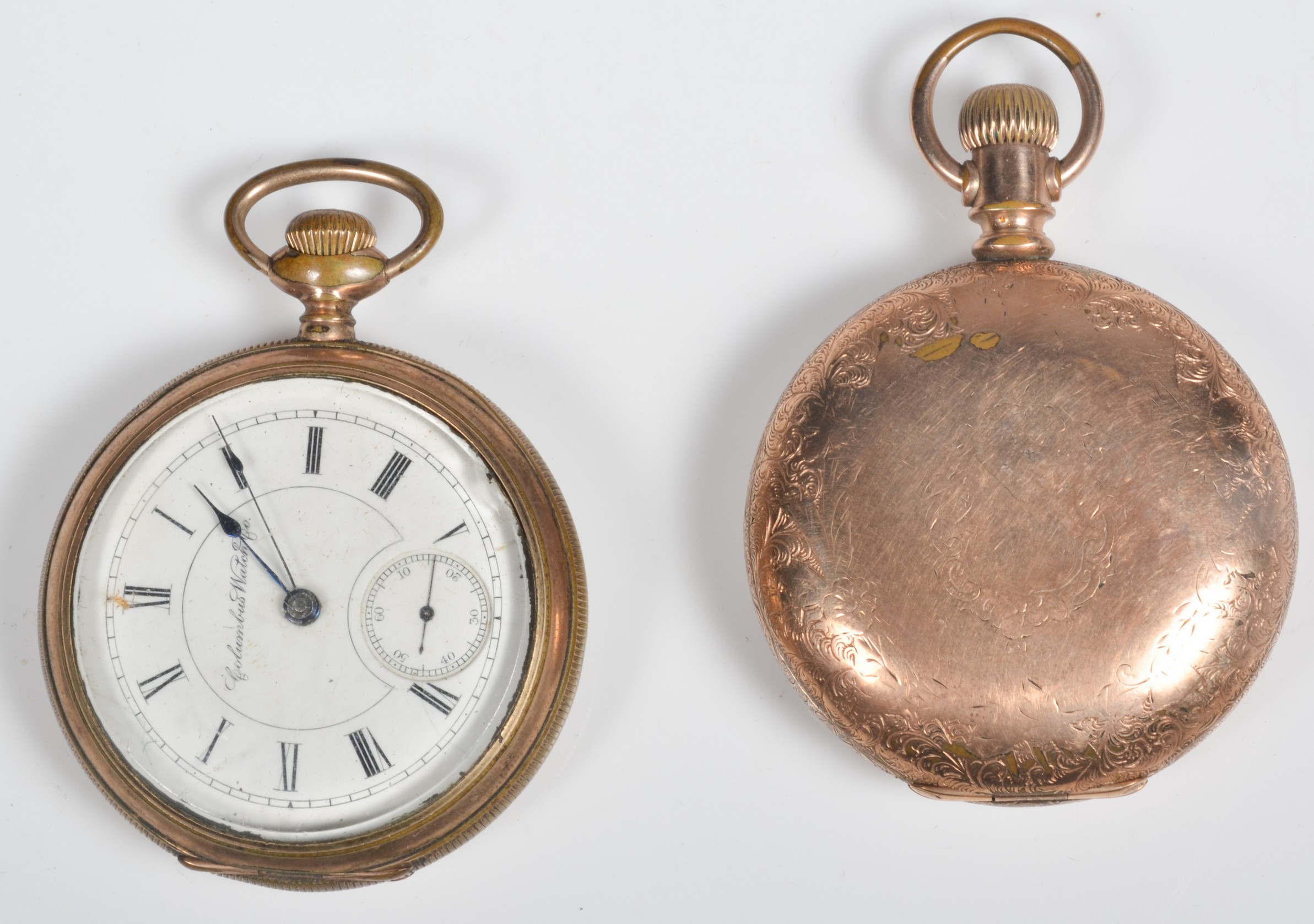 (2) 19th C GF pocket watches to