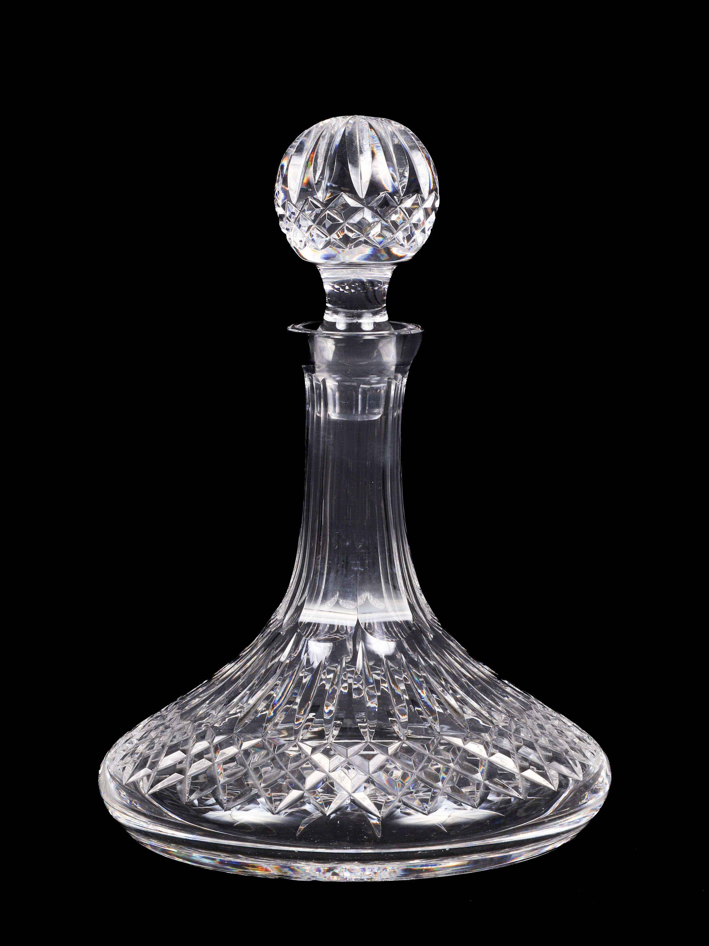 Waterford crystal ships decanter, Lismore