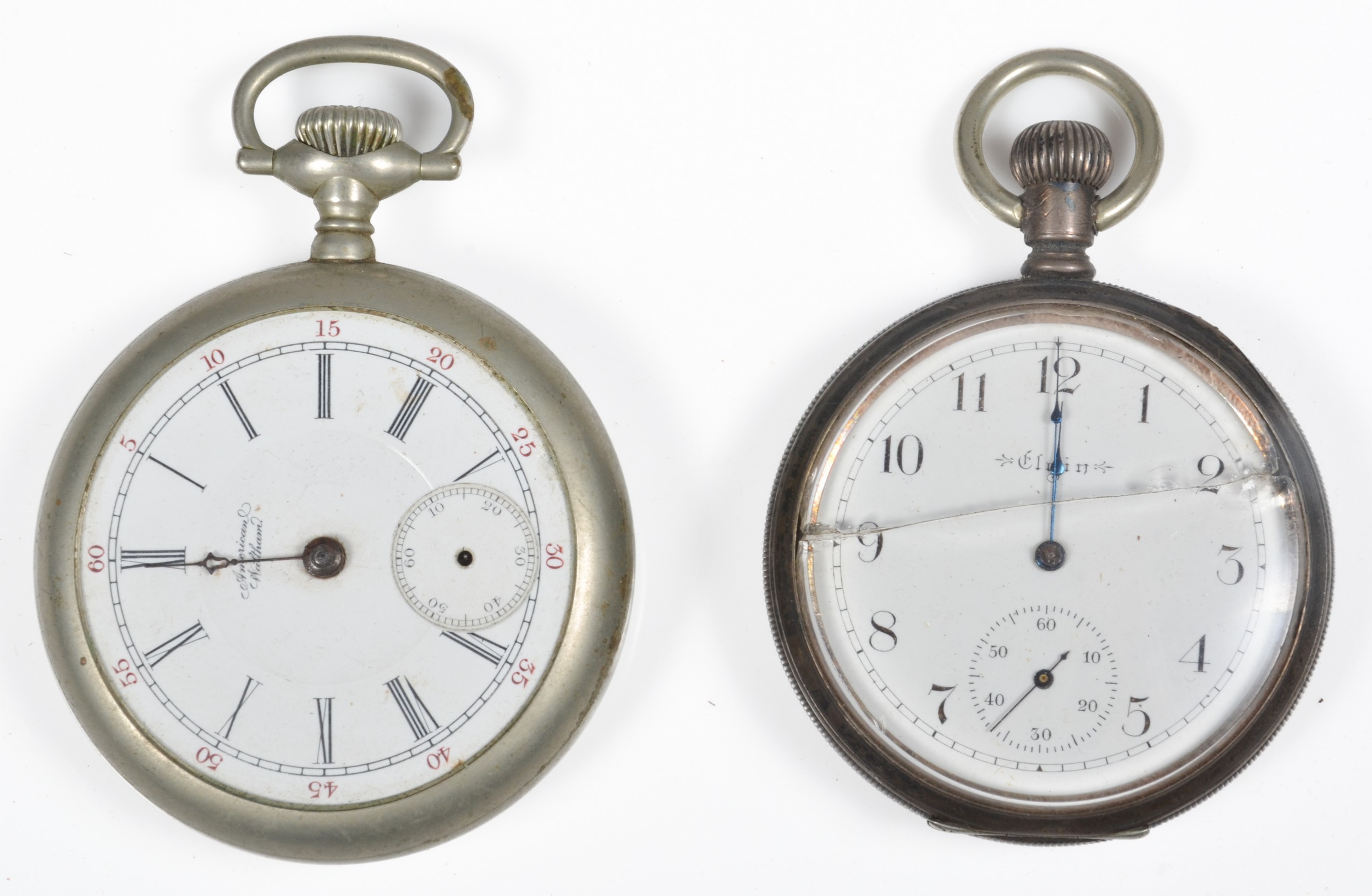  2 OF silver pocket watches to 3b694d