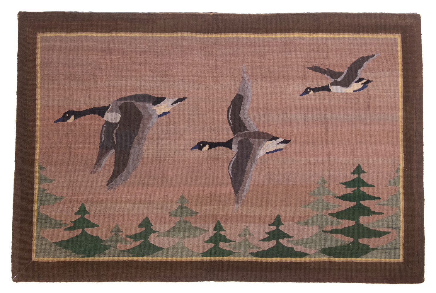 GRENFELL RUG OF GEESE Three Canada 3b69d9