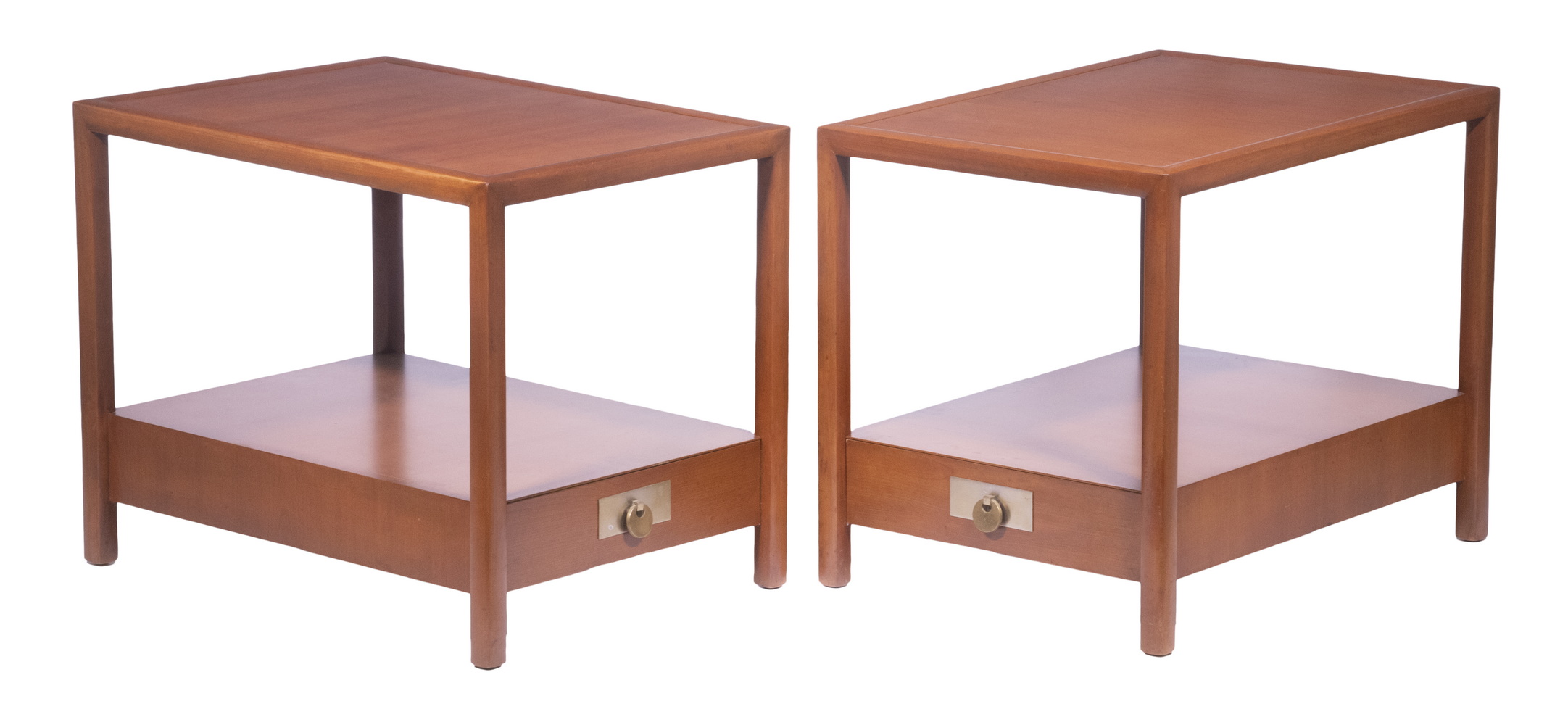 PR MIDCENTURY END TABLES BY BAKER 3b6a5e