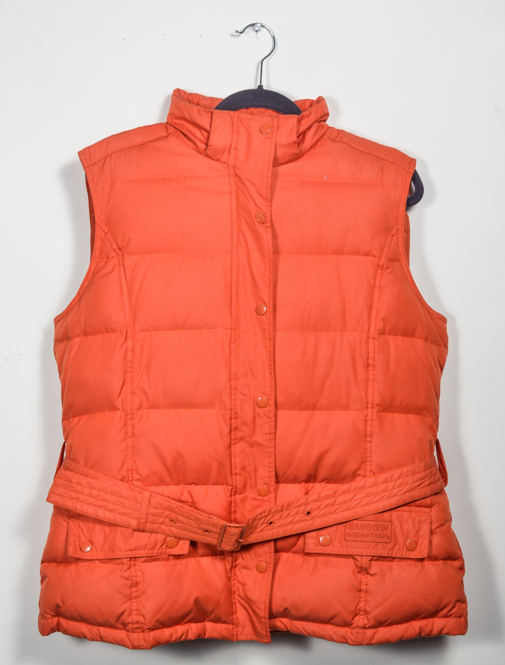 Barbour feather down vest, storm