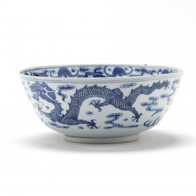 A CHINESE PORCELAIN BLUE AND WHITE 3b6acb