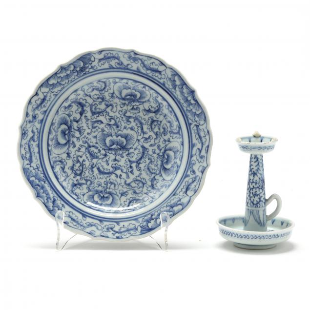 TWO CHINESE PORCELAIN BLUE AND 3b6adf