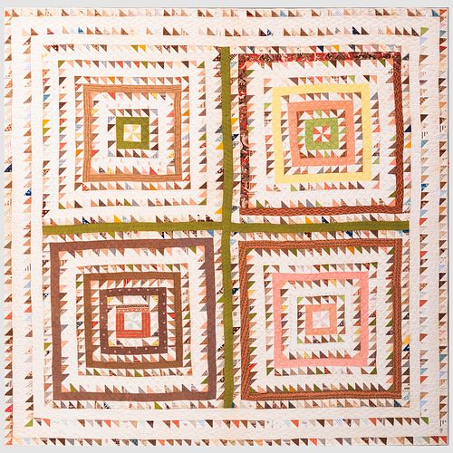 AMERICAN GEOMETRIC PATCHWORK QUILT6