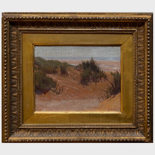 AMERICAN SCHOOL DUNESOil on canvas  3b924b