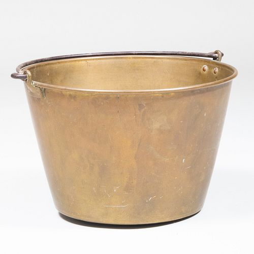 BRASS KINDLING BUCKET12 1/2 x 18