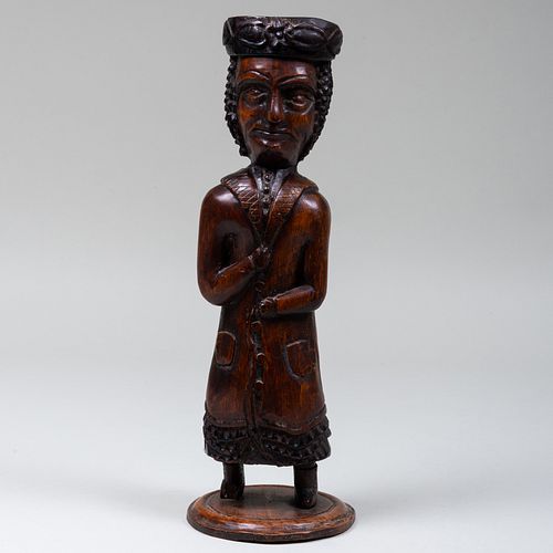 FLEMISH CARVED WOOD TOBBACONIST 3b92ce