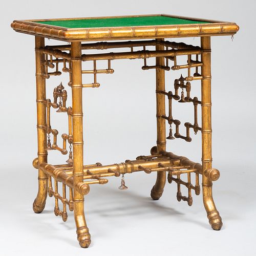 FAUX BAMBOO GILTWOOD SIDE TABLEFitted 3b92da