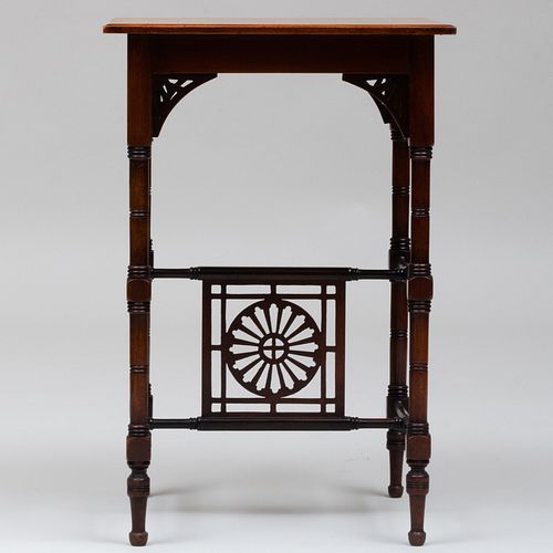 ENGLISH AESTHETIC MOVEMENT MAHOGANY 3b9301