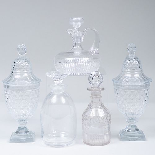 GROUP OF GLASS TABLE ARTICLESComprising:

Dutch