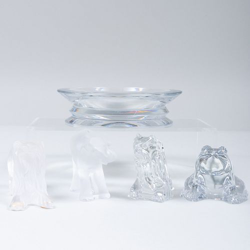GROUP OF LALIQUE AND BACCARAT MODELS