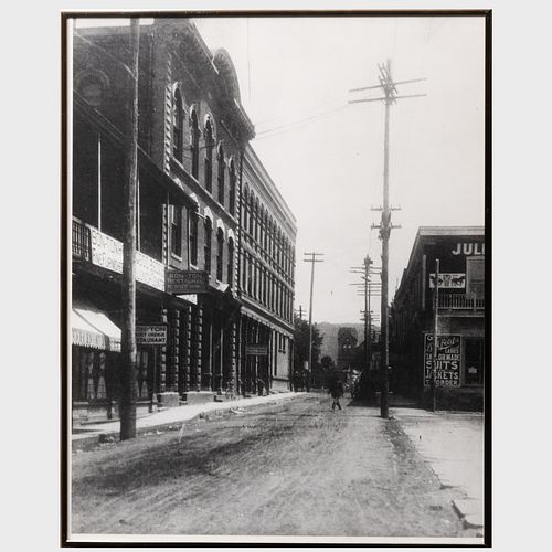 20TH CENTURY SCHOOL STREET SCENEBlack 3b9413