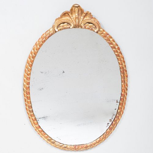 VICTORIAN GILTWOOD ROPETWIST MIRROR39