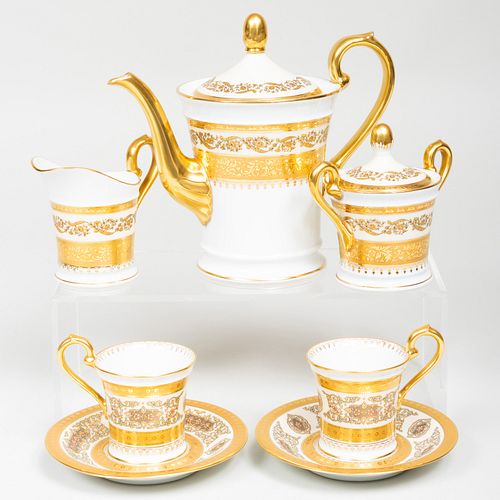 RAYNAUD LIMOGES PORCELAIN GILT-DECORATED