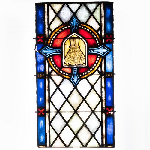 CONTINENTAL LEADED STAINED GLASS 3b9476