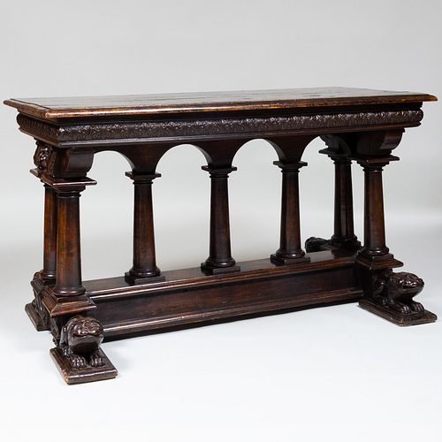 ITALIAN BAROQUE STYLE STAINED WALNUT 3b9477