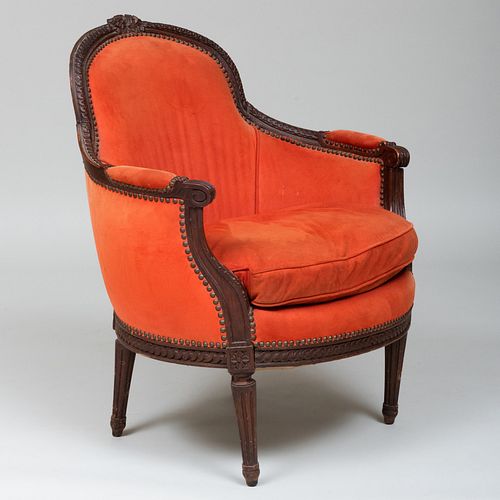 LOUIS XVI STYLE BEECHWOOD BERG REUpholstered 3b952a